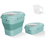 collapsible dog food storage container